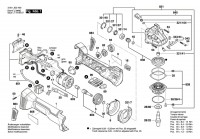 Bosch 3 601 JG3 500 GWS 18V-EC Cordless Angle Grinder Spare Parts